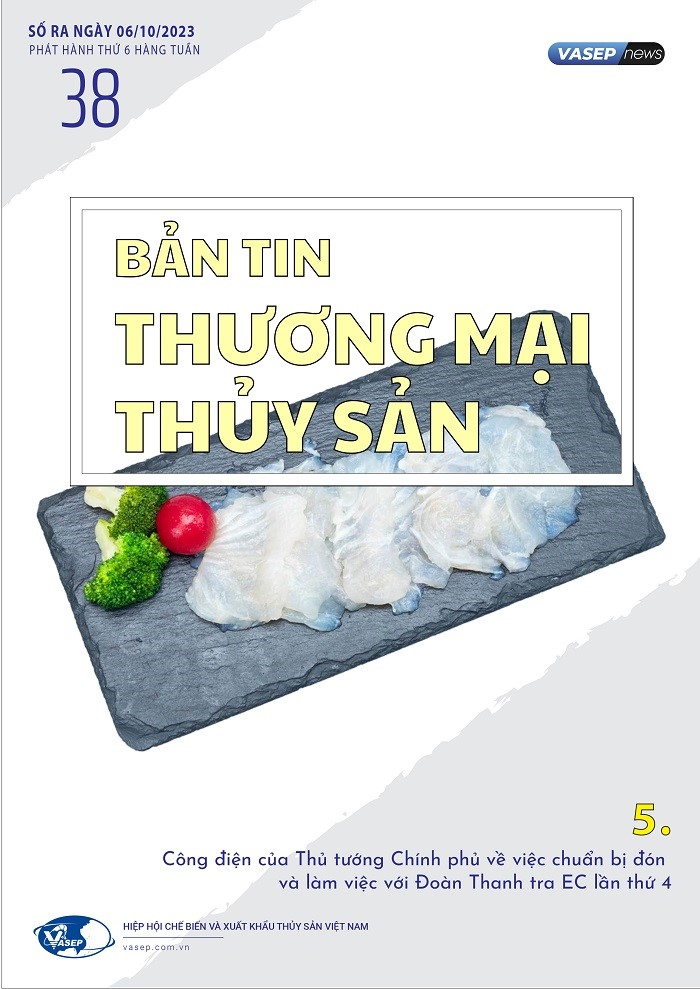 Bản tin tuần Thương mại Thủy sản số 38-2023