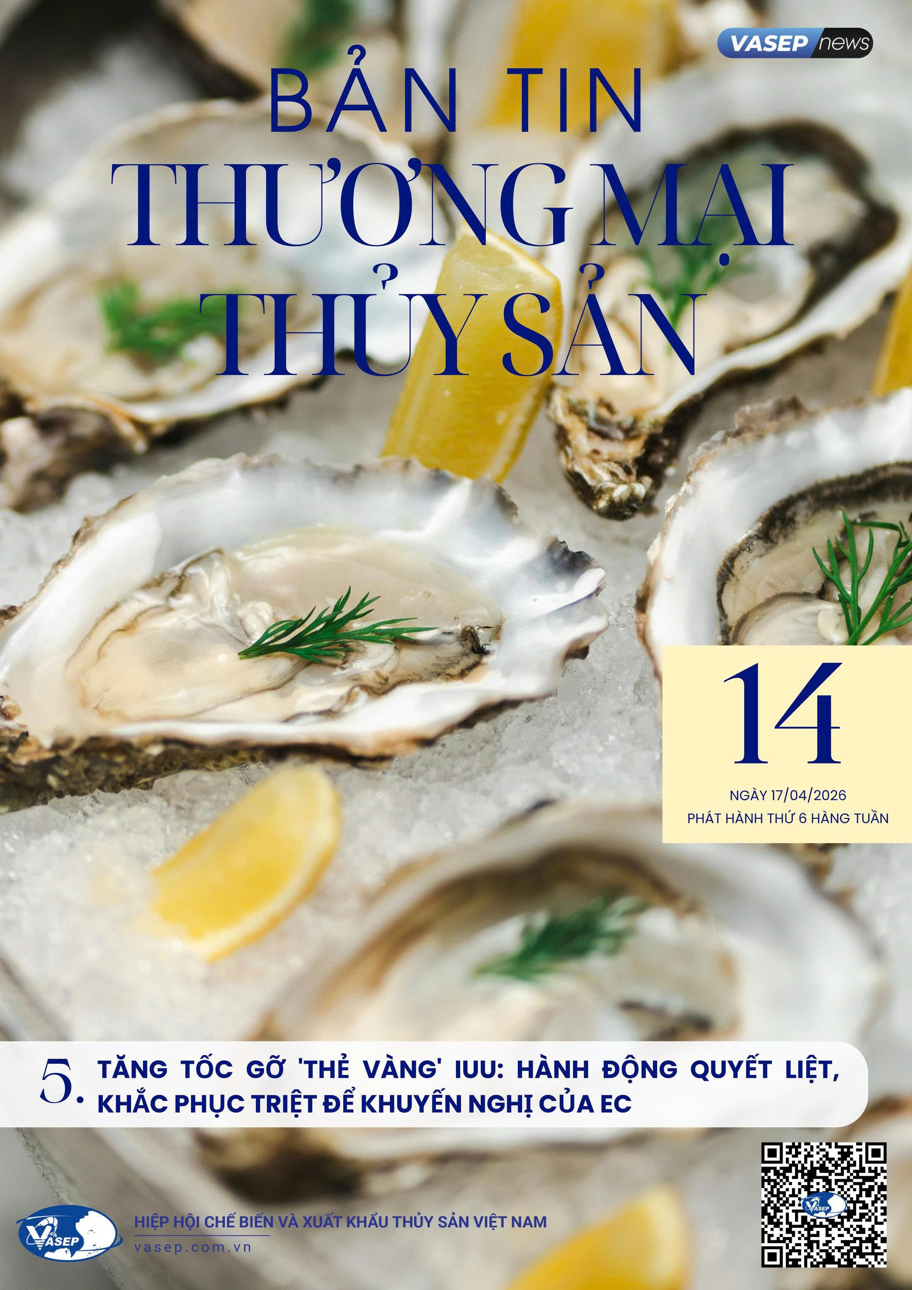 Bản tin tuần Thương mại Thủy sản số 14-2026