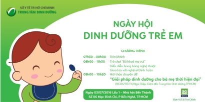 Saigon Food - Ngày hội dinh dưỡng trẻ em