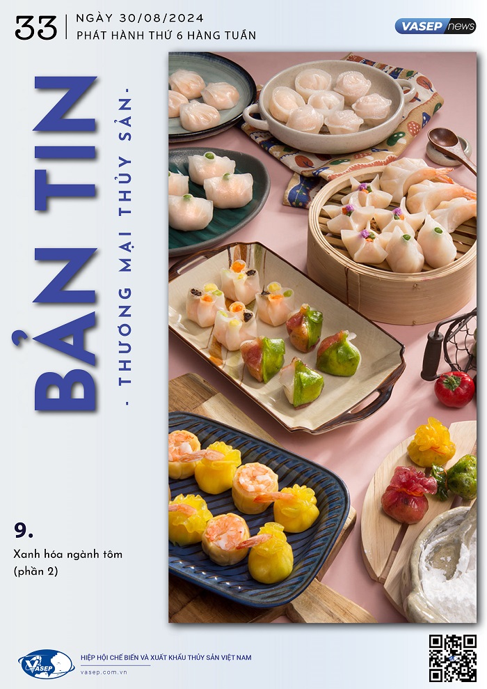 Bản tin tuần Thương mại Thủy sản số 33-2024