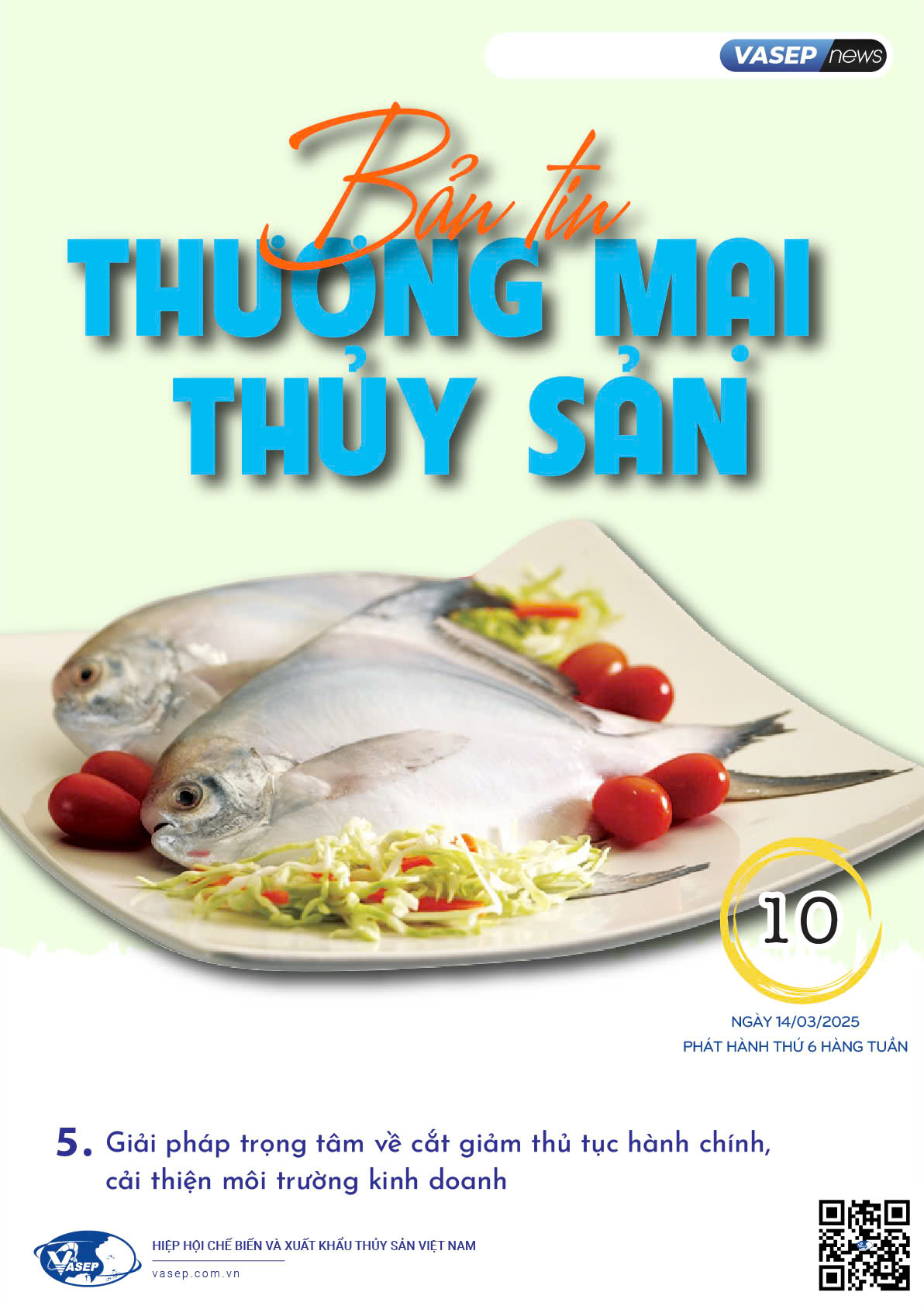 Bản tin tuần Thương mại Thủy sản số 10-2025