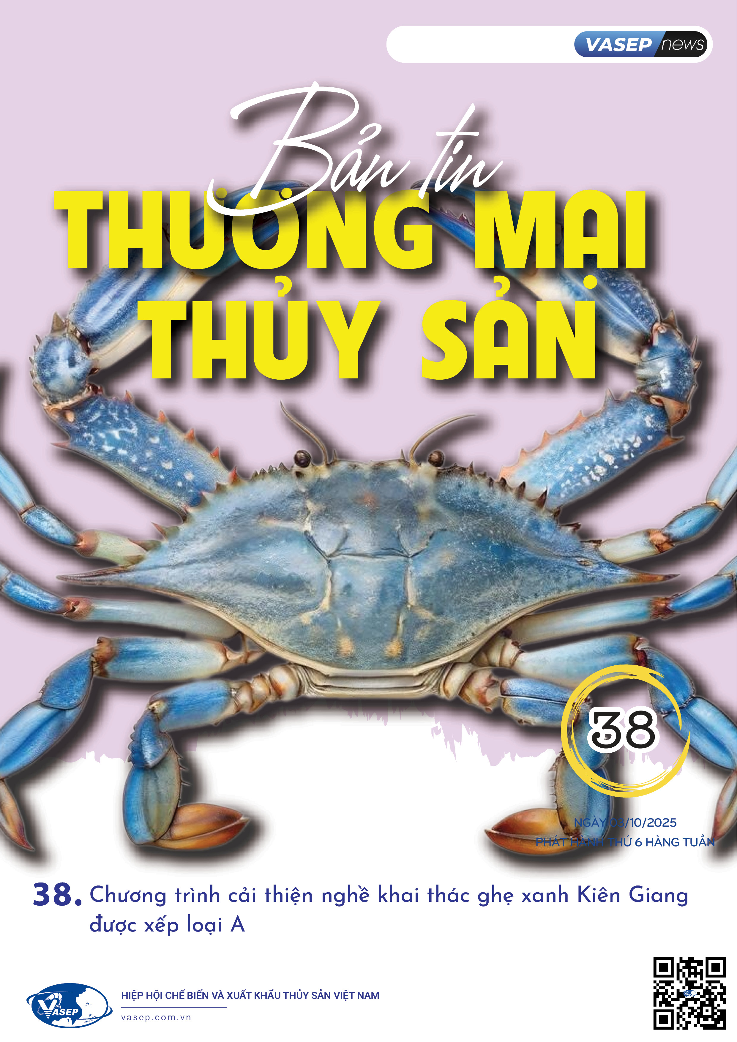 Bản tin tuần Thương mại Thủy sản số 38-2025