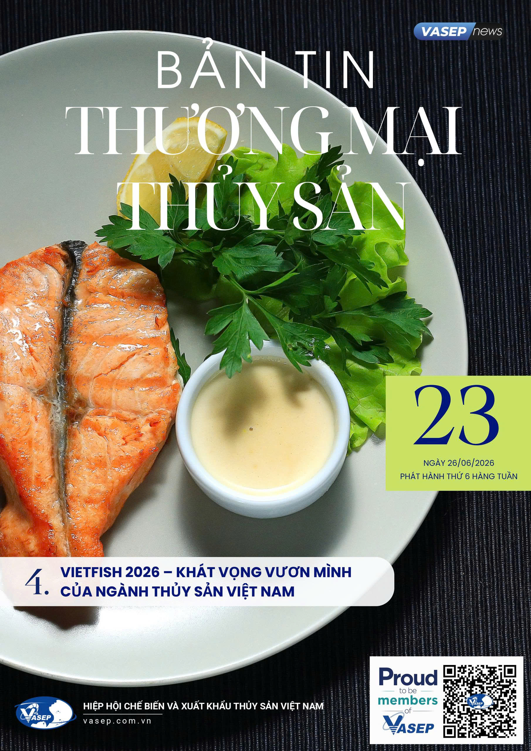 Bản tin tuần Thương mại Thủy sản số 23-2026