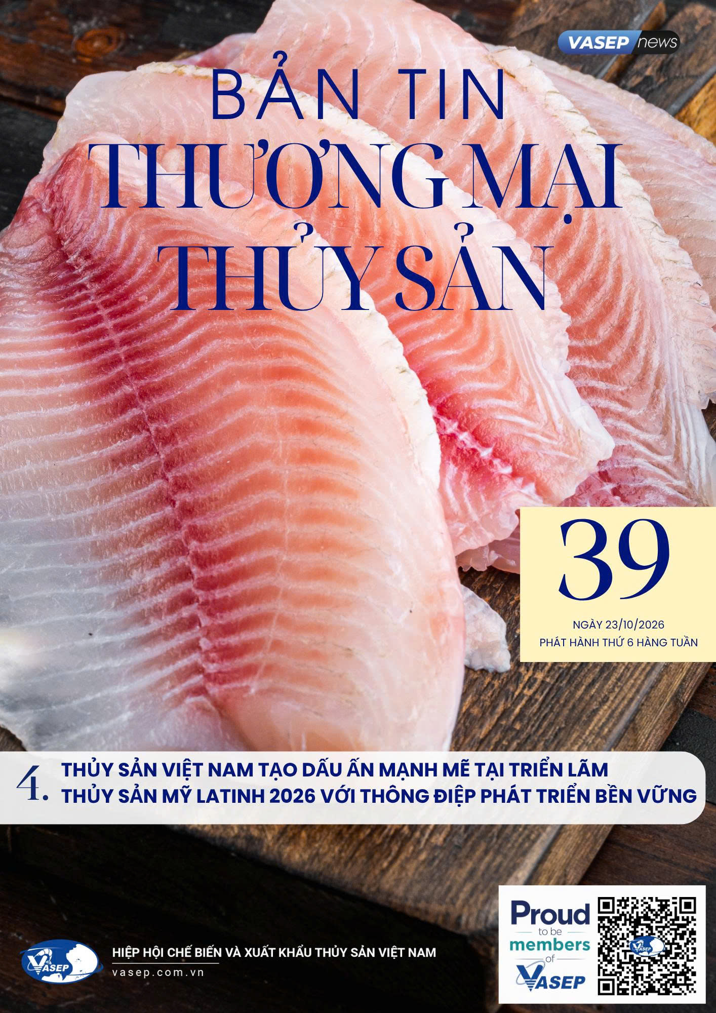 Bản tin tuần Thương mại Thủy sản số 39-2026