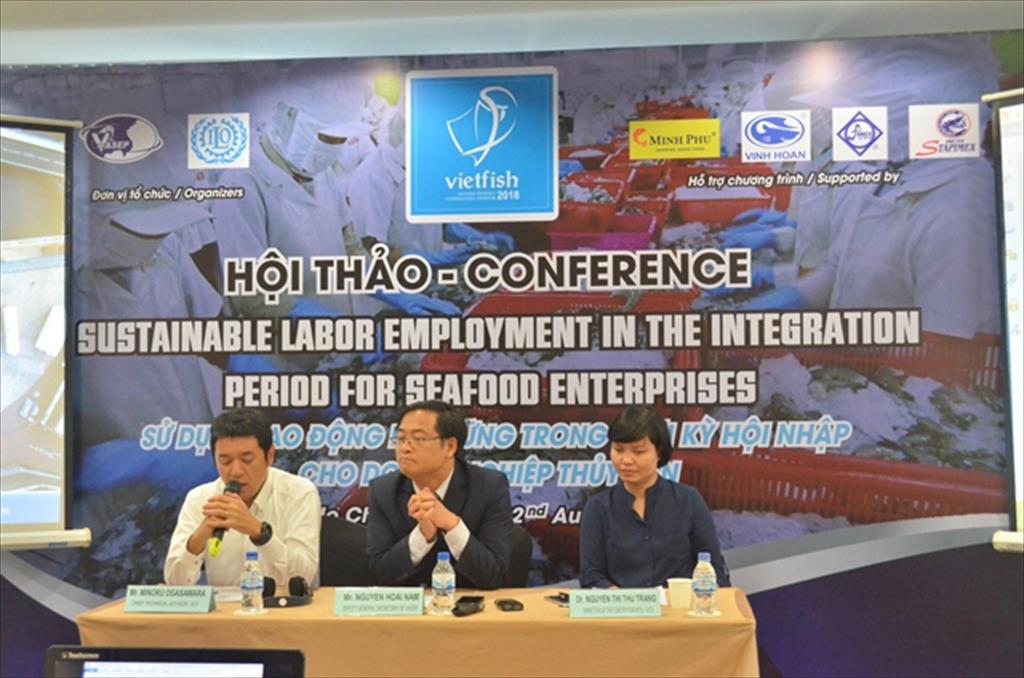 HT Sử dụng lao động bền vững trong thời kỳ hội nhập cho doanh nghiệp thủy sản