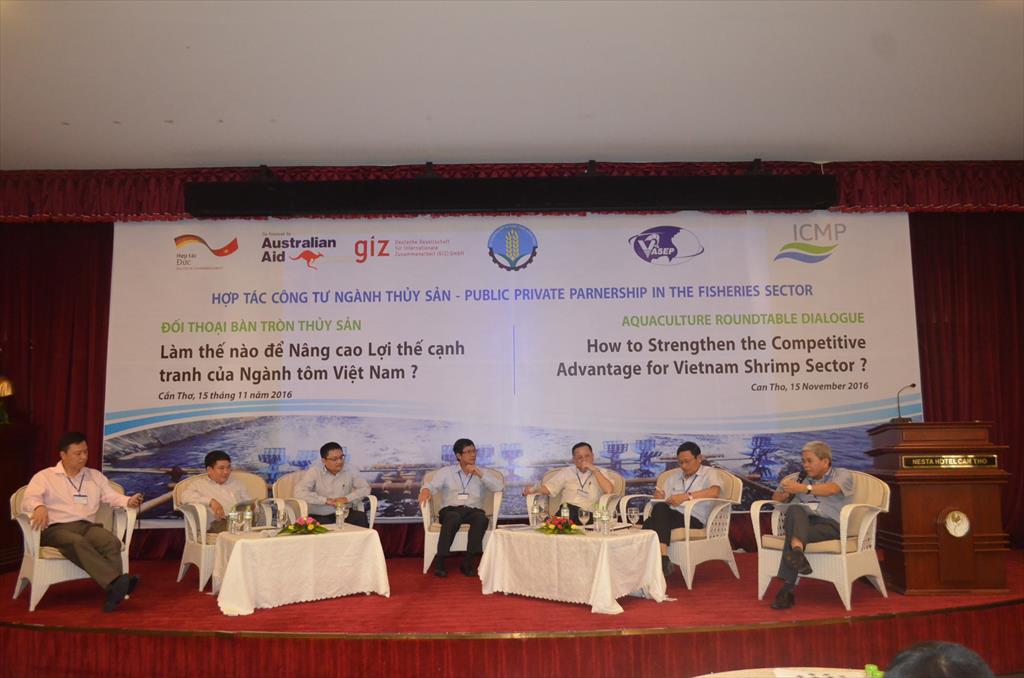 Đối thoại bàn tròn Làm thế nào để nâng cao lợi thế cạnh tranh của ngành tôm Việt Nam