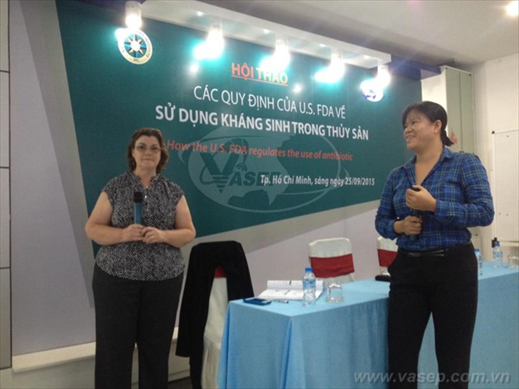 Hội thảo các quy định của U.S.FDA về sử dụng kháng sinh trong thủy sản