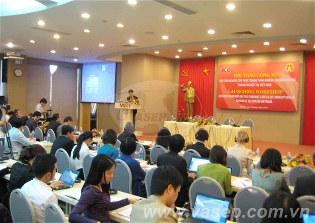Hội thảo công bố Báo cáo nghiên cứu thực trạng tham nhũng trong khu vực DN tại VN