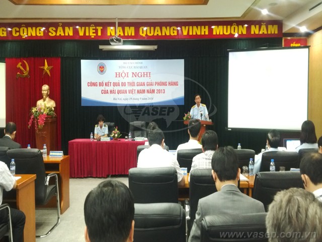 HN công bố kết quả đo thời gian giải phóng hàng của Hải quan Việt Nam 2013