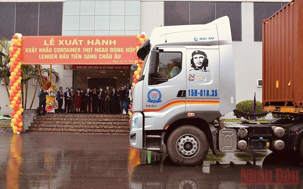 Xuất khẩu lô thịt ngao đóng hộp đầu tiên của Việt Nam sang châu Âu