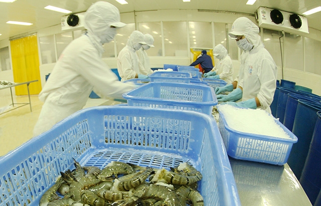 Infographic Xuất khẩu tôm Việt Nam tháng 22022 