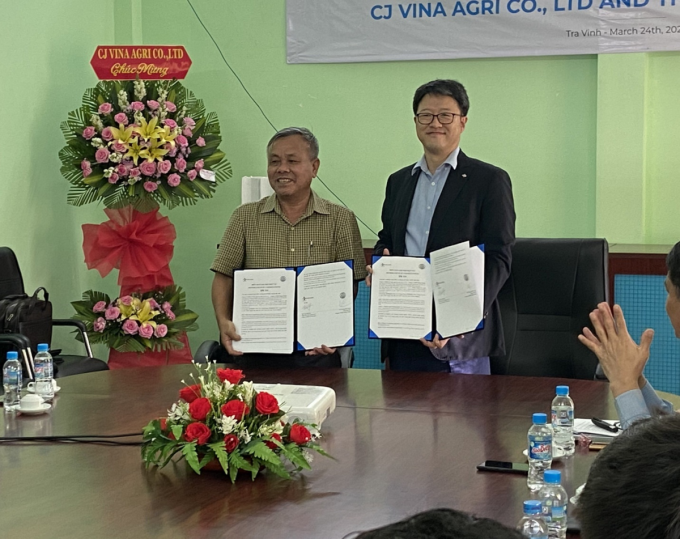 CJ Vina Agri và Thông Thuận hợp tác phát triển ngành nuôi tôm