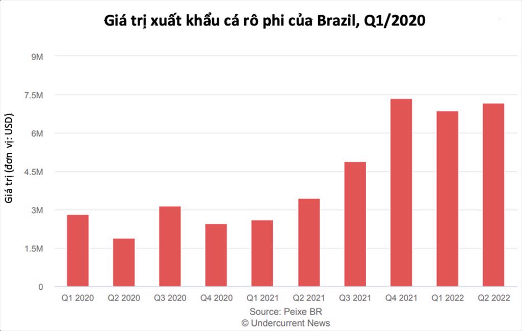 Xuất khẩu cá rô phi của Brazil sang Mỹ và Canada tăng vọt