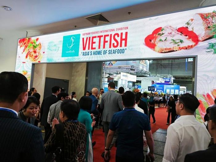 Vietfish 2023 có hơn 220 đơn vị triển lãm với trên 420 gian hàng 