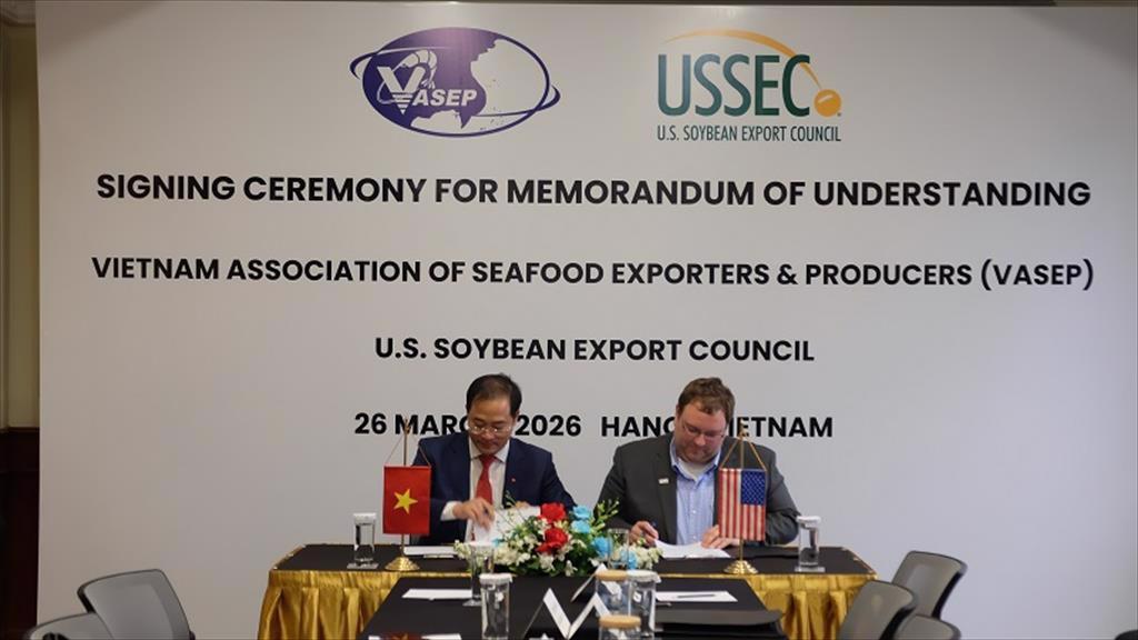 VASEP và USSEC ký kết MOU thúc đẩy phát triển nuôi trồng thủy sản bền vững