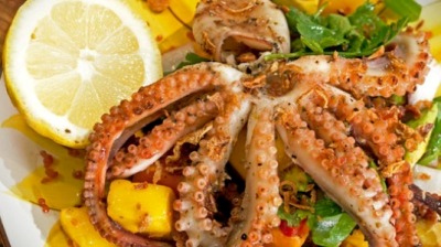 Thị trường mực, bạch tuộc Tây Ban Nha, tuần 15 (9-1542012)