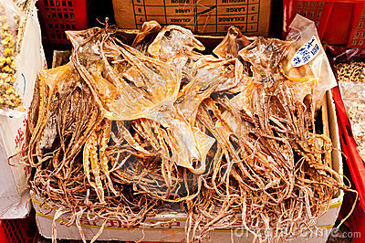 Thị trường bạch tuộc khô và đông lạnh Trung Quốc tháng 52012