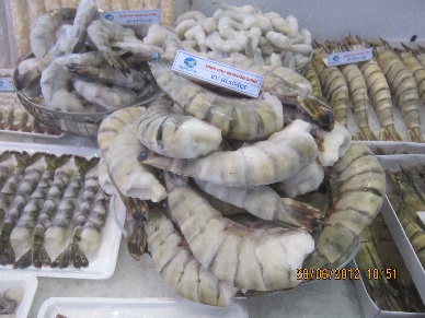 Nhập khẩu tôm vào Nhật Bản tháng 12013 tiếp tục xu hướng giảm