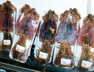 Thị trường mực ống Nhật Bản tháng 102012