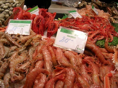 Tháng 82013 giá tôm tại Tây Ban Nha ổn định