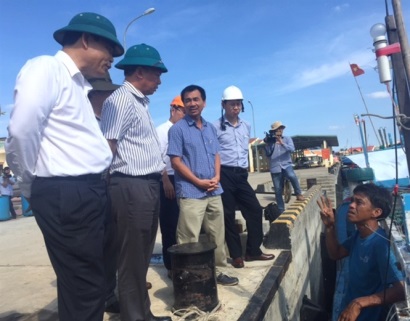 Bộ trưởng Nguyễn Xuân Cường thị sát các DN thủy sản hàng đầu Phú Yên