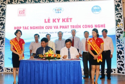 IDI ký hợp tác phát triển công nghệ chế biến sản phẩm từ cá tra