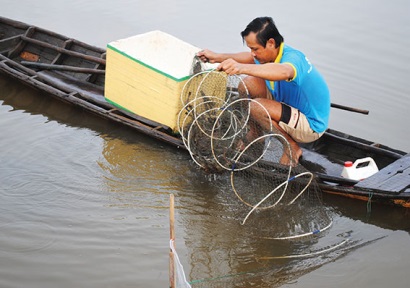Cà Mau Nuôi tôm quảng canh cải tiến, nông dân Thới Bình tăng thu nhập