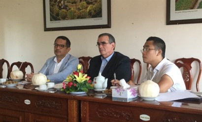 Bộ Sản xuất Peru thăm mô hình nuôi thủy sản tiêu biểu tại Đồng Tháp