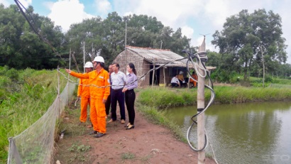 Để sử dụng điện an toàn trong nuôi tôm