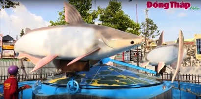 Đồng Tháp Khánh thành Biểu tượng cá tra Việt Nam