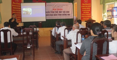 Đồng Nai Giới thiệu mô hình siêu thâm canh tôm thẻ