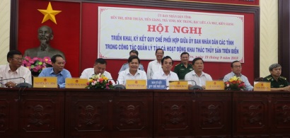 Ký kết Quy chế phối hợp quản lý tàu cá hoạt động khai thác thủy sản trên biển