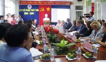 Nghị viện châu Âu làm việc với Bình Định để gỡ thẻ vàng hải sản