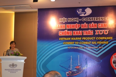 Video Tuyên bố Báo chí tại Hội nghị DN hải sản cam kết chống khai thác IUU