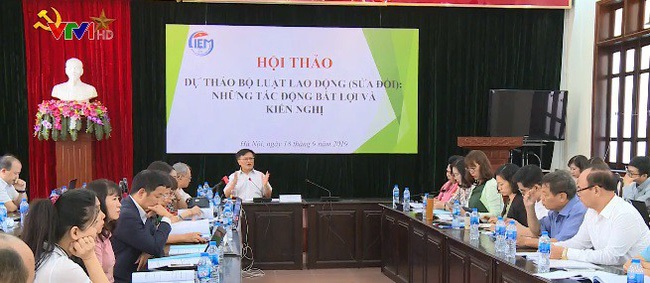 Kiến nghị một số điểm trong Dự thảo Luật Lao động sửa đổi