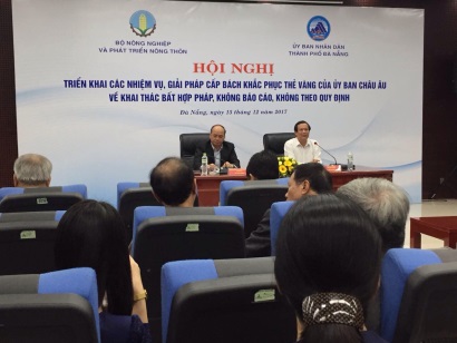 Hội nghị toàn quốc triển khai nhiệm vụ, giải pháp cấp bách khắc phục Thẻ vàng của EU về khai thác IUU