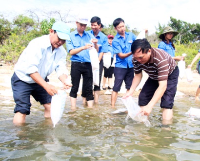 Khánh Hòa Tái tạo nguồn lợi thủy sản ven bờ