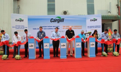 Cargill Việt Nam khai trương dây chuyền cám thủy sản mới 