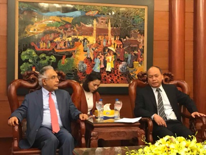 Lãnh đạo Bộ NN và PTNT làm việc với Đại sứ Arập Xêut về lệnh cấm NK thủy sản Việt Nam 