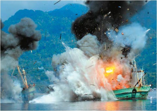 Indonesia bỏ chính sách phá hủy tàu IUU