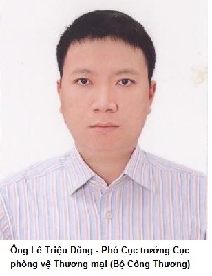 Ông Lê Triệu Dũng - Phó Cục trưởng Cục phòng vệ Thương mại (BCT) VASEP đồng hành cùng Bộ Công Thương ứng phó với các biện pháp phòng vệ thương mại