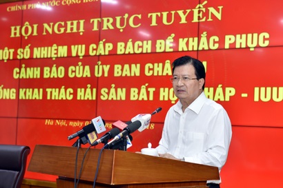 Phó Thủ tướng nêu nhiệm vụ khẩn để EC gỡ ‘thẻ vàng’ thuỷ sản