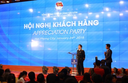 Hội nghị khách hàng của Tân Cảng Sài Gòn khu vực miền Bắc