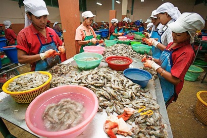 Xuất khẩu tôm của Thái Lan dự kiến tăng 10% năm nay