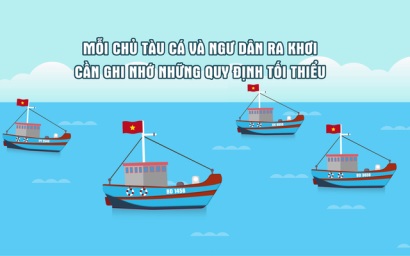 Clip “Những quy định tối thiểu mà mỗi chủ tàu cá và ngư dân cần ghi nhớ khi ra khơi” lên sóng VTV9