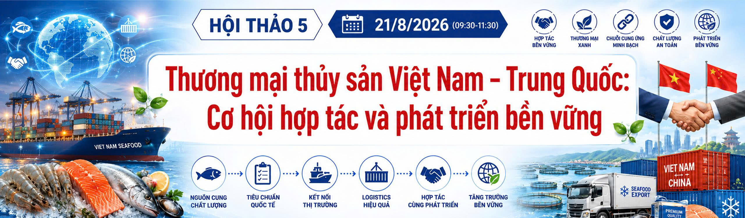 THƯƠNG MẠI THỦY SẢN VIỆT NAM - TRUNG QUỐC: CƠ HỘI HỢP TÁC VÀ PHÁT TRIỂN BỀN VỮNG